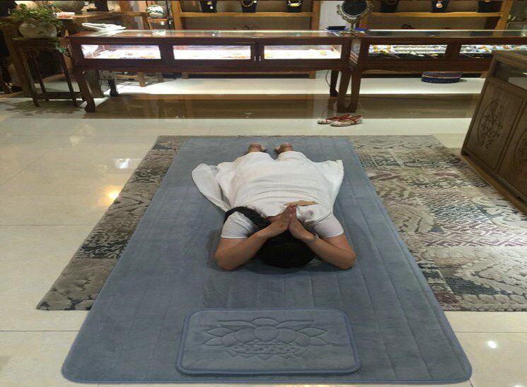 加厚超顺滑拜垫拜佛垫家用拜忏滑垫磕大头长头四季款108礼拜垫子