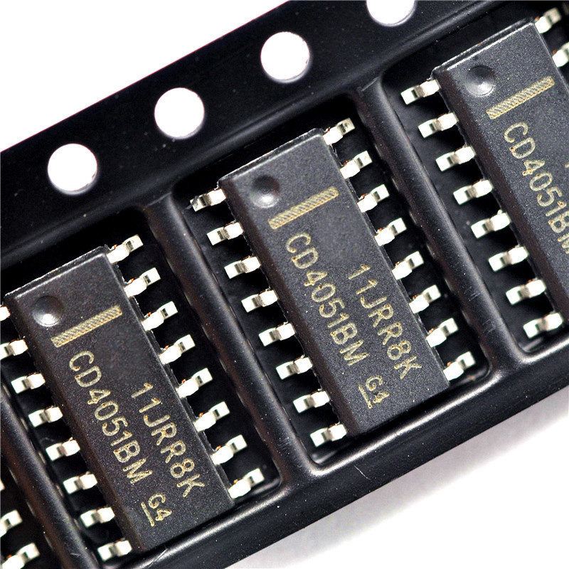 佐田|贴片cd4051bm/hcf4051/hef4051八选一模拟开关 sop-16(20个)