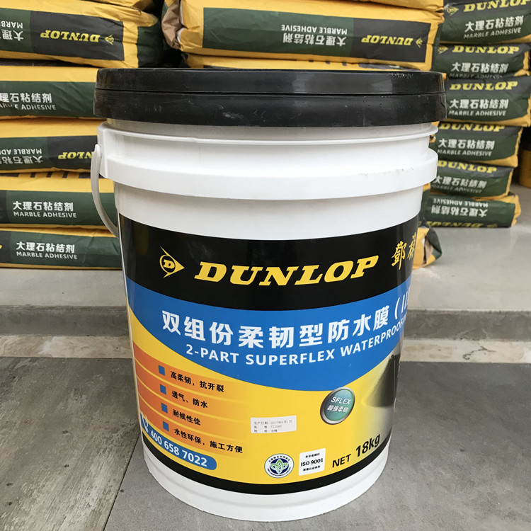 邓禄普双组份柔韧型防水膜(ii) /防水涂料 18kg