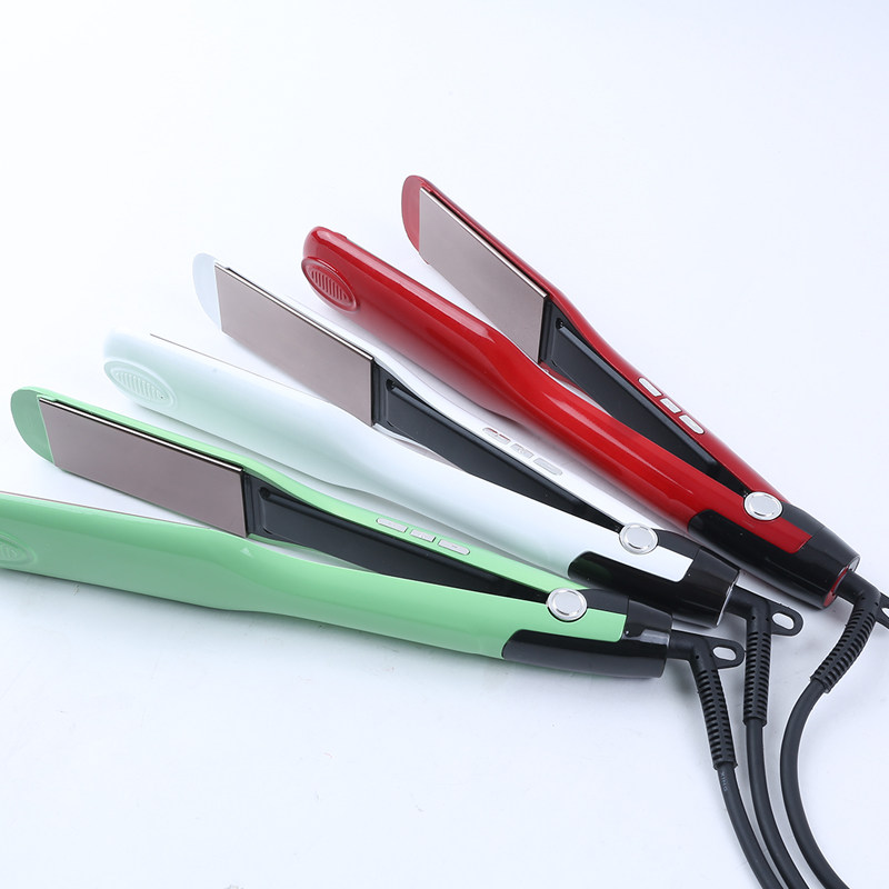 一折直板夹 理发店专用_液晶直发器离子烫不伤发拉头发直板直发夹板