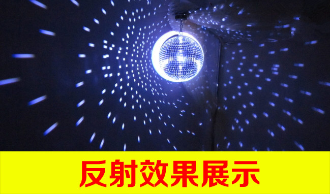 50cm反射玻璃球反光球旋转酒吧摄影道具装饰灯舞台灯光婚庆镜面球