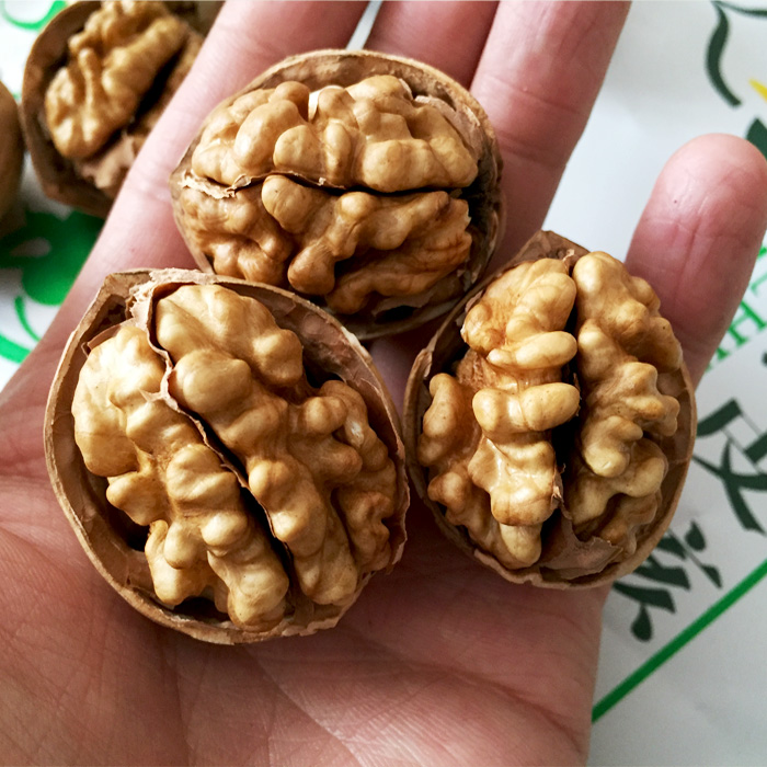 新货纸皮核桃薄壳2017新疆阿克苏185原味生核桃孕妇薄皮坚果1000g