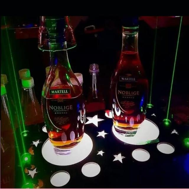 酒吧发光酒架 激光酒座 酒托 旋转酒座 高档洋酒架 洋酒底座 包邮