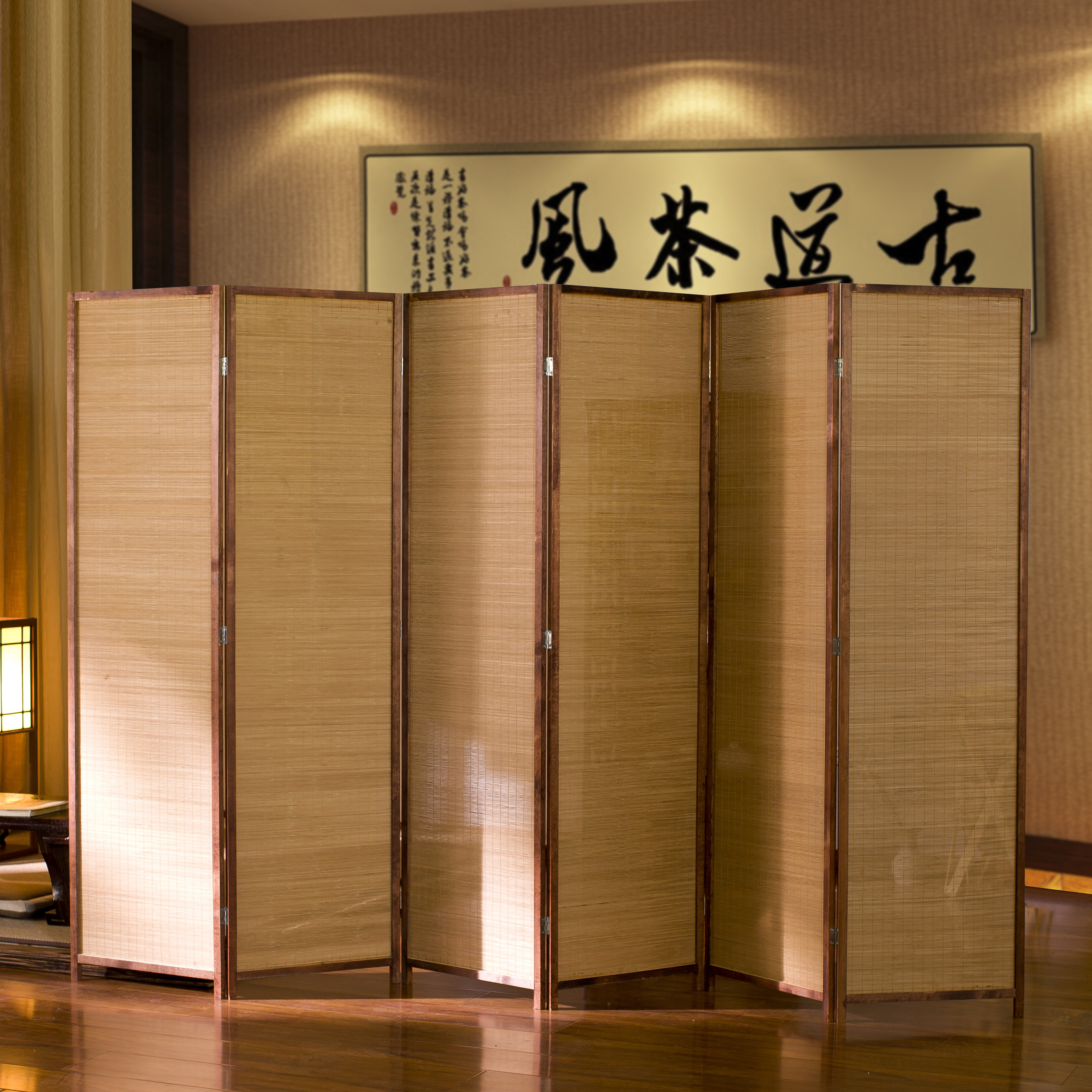 酒店屏风隔断折屏大额优惠券