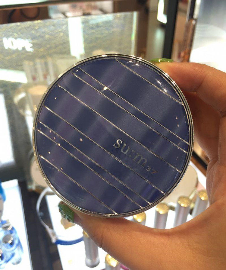 包邮韩国免税店正品sum37苏秘呼吸水漾沁润cc气垫遮瑕 三个替换芯