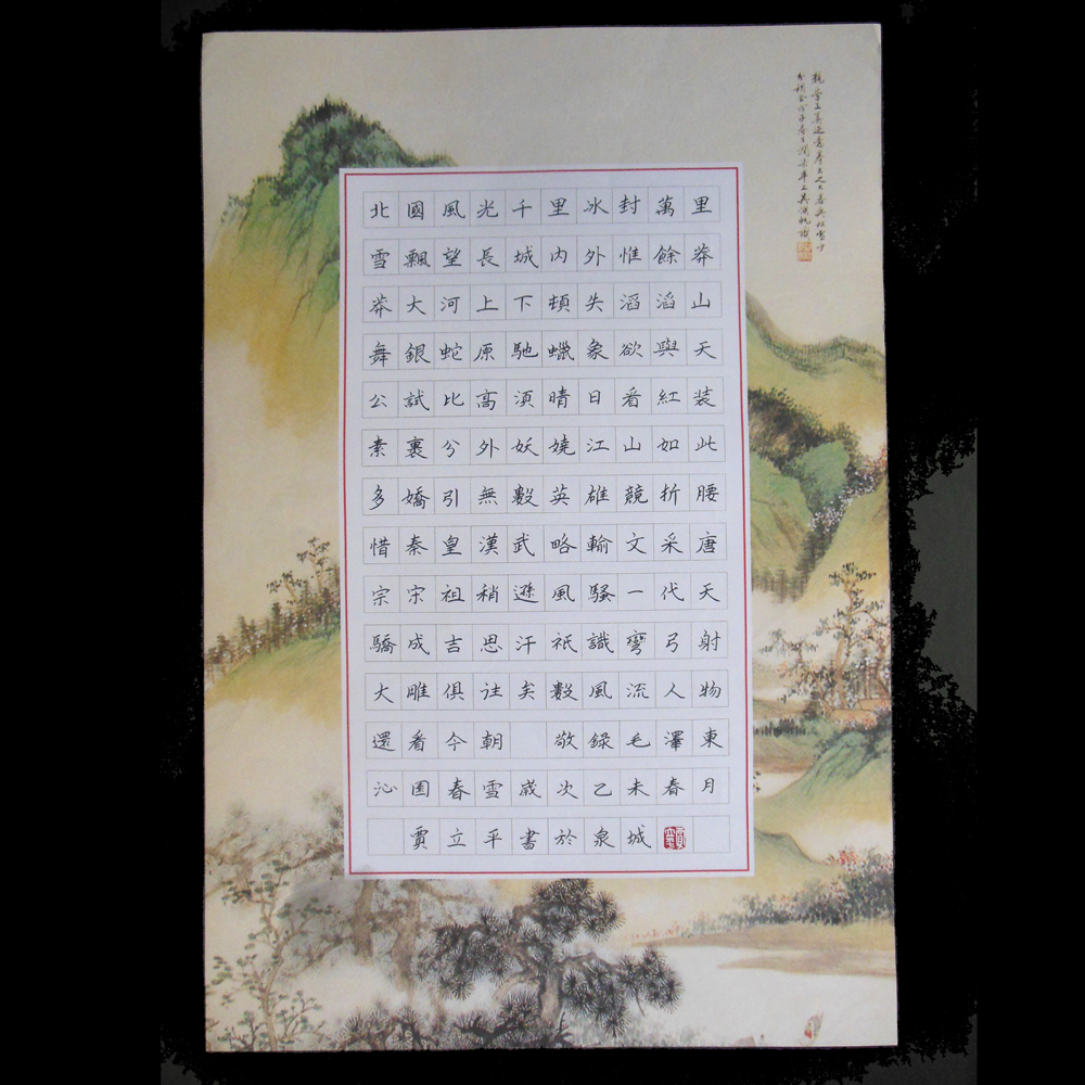 一折赛优导游证_韵达文化a3硬笔书法比赛专用纸钢笔硬笔书法作品纸