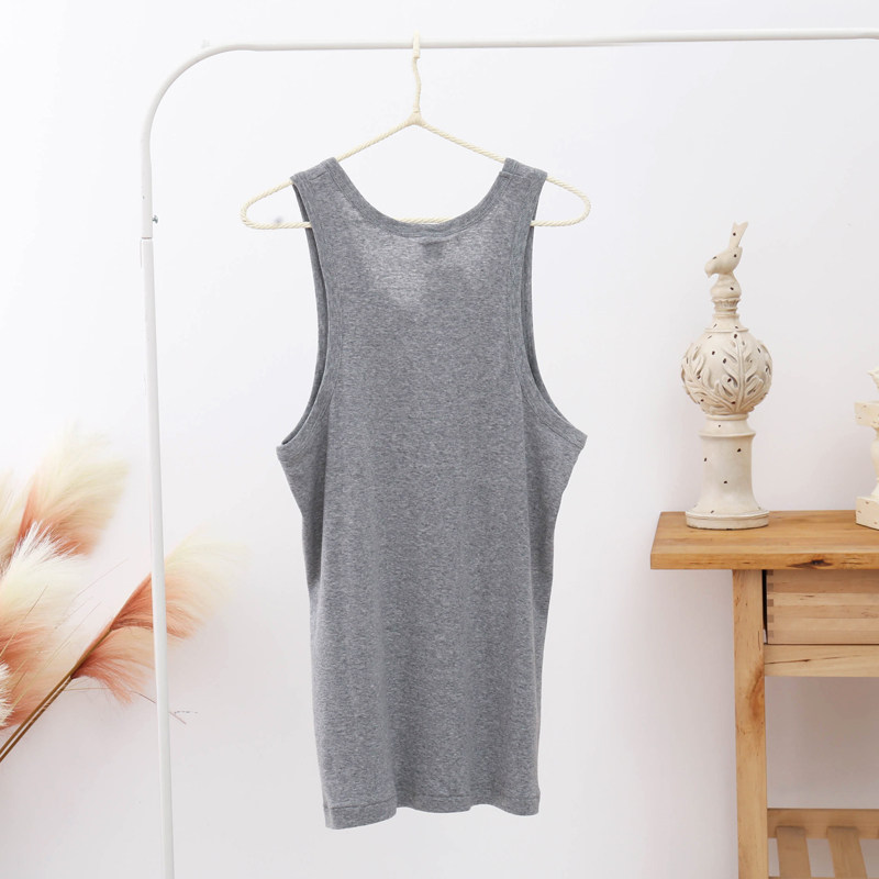 萱泽成人汗布背心吊带夏季汗衫全棉透气运动打底宽松