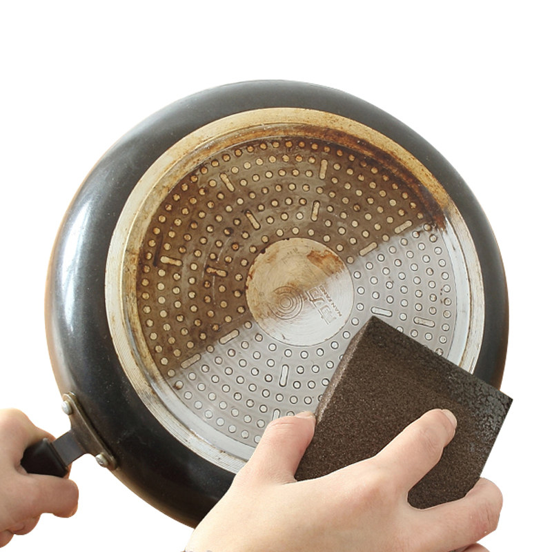 金刚砂海绵擦锅厨房洗锅刷子锅底除垢清洁去污渍刷锅神器除锈优惠券