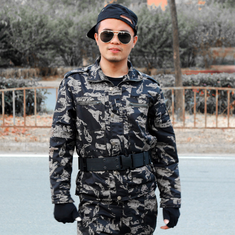 黑鹰迷彩服套装男女作训服特种兵军装春秋透气耐磨工作服军迷休闲