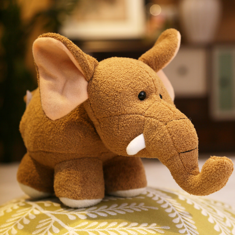 小象 玩偶布娃娃_大象公仔玩偶可爱小象布娃娃创意动物卡通毛绒玩具