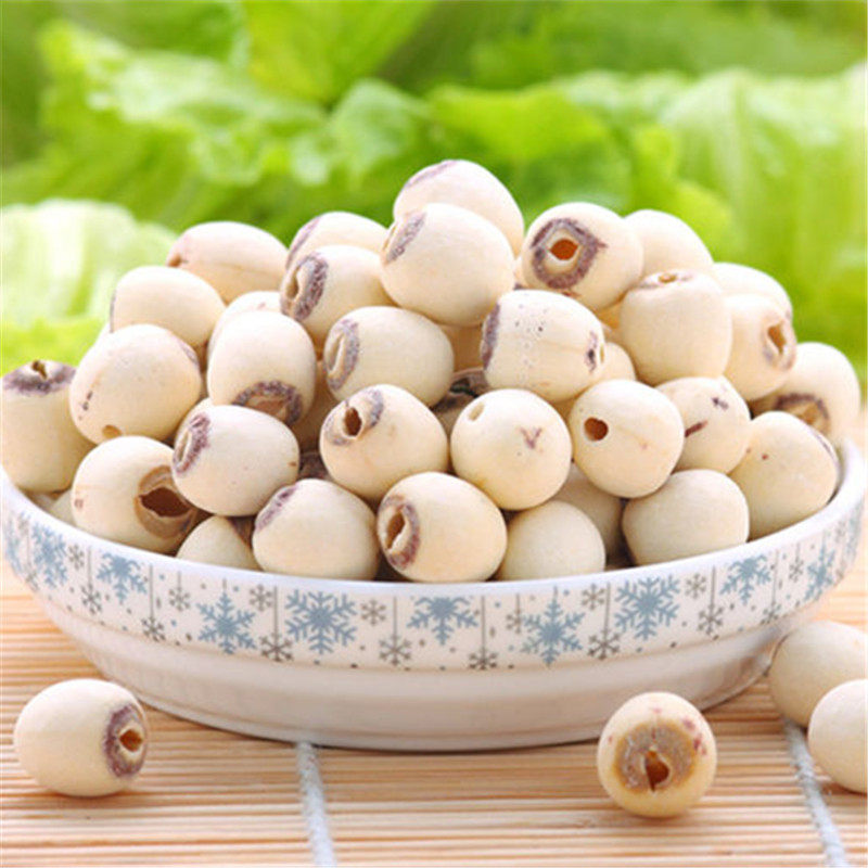 莲子 新货农家莲子 白莲子 磨皮莲子去芯白莲子 五谷杂粮250g