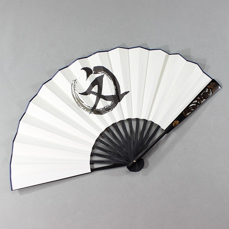 动漫文字画圈折扇 10寸15方张子凡专用修文扇折扇 可定制