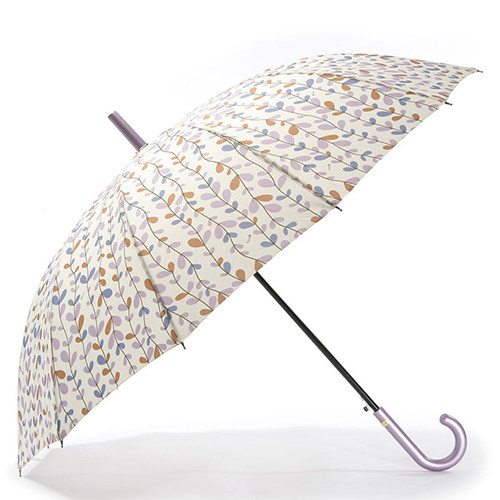正品韩国has紫色树叶自动长柄伞大晴雨伞 12根伞骨防风伞长把伞