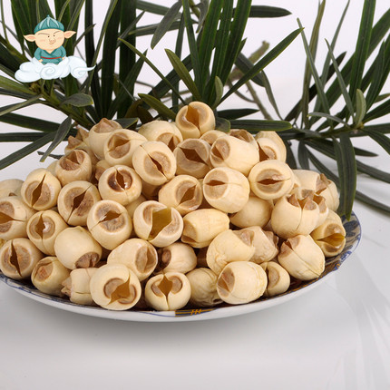 黄氏莲子干货无芯特级农家自产湘潭寸三莲去芯白莲子新货500g包邮_7折