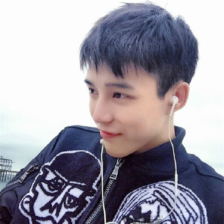 包邮韩版男神张艺兴同款明星男士帅气学生假发短发蓬松逼真假发