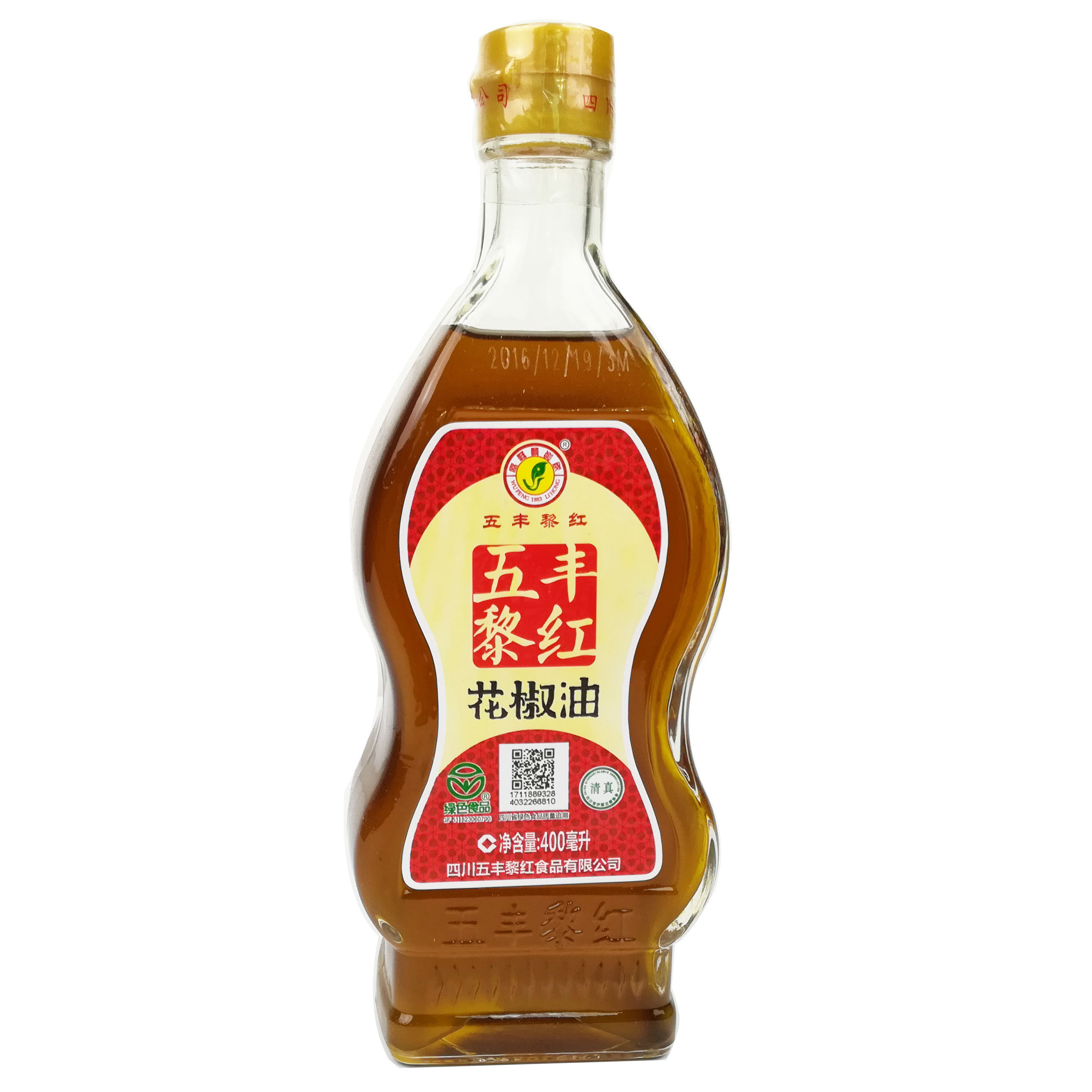 红麻油_四川汉源特产花椒油麻油五丰黎红花椒油400毫升凉菜调味品2瓶