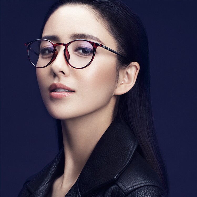 派丽蒙镜架_派丽蒙眼镜框女复古文艺圆框潮佟丽娅明星款镜架可配近视