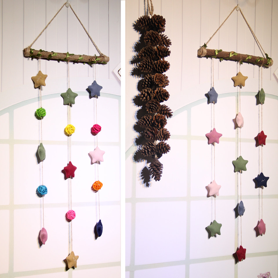 宿舍装扮_墙壁挂饰儿童房间装饰挂件壁挂不织布风铃幼儿园教师宿舍