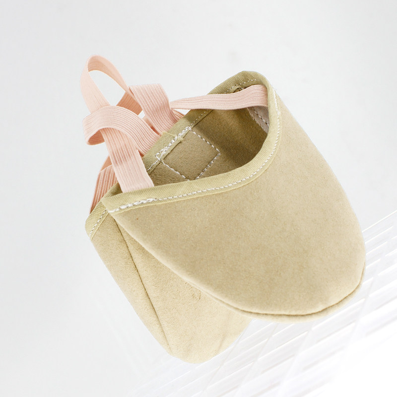 成人专业艺术体操鞋女半掌鞋儿童半脚练功鞋男士足尖前脚掌半截鞋