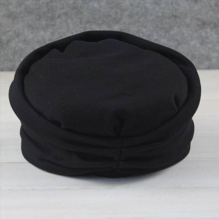 韩版软帽檐军帽平顶帽堆堆帽秋冬男帽子时尚女帽情侣通用休闲帽子