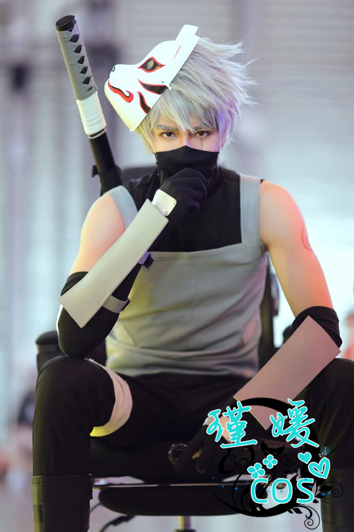火影忍者衣服_【瑾媛cos】火影忍者 宇智波暗部卡卡西 cosplay服装
