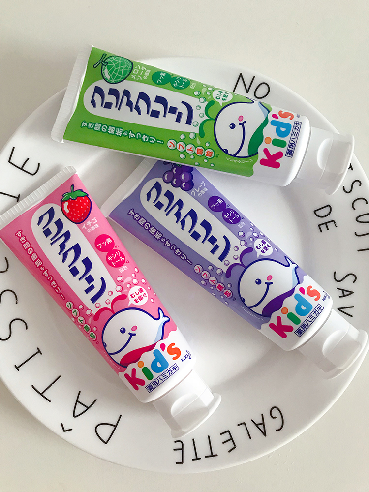 儿童牙膏6-12岁换牙期 防蛀正品_日本花王儿童牙膏3-6-12岁换牙期防蛀