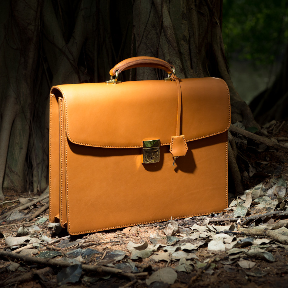 霸道总裁!纯手工定制 老板包商务包 头层牛皮手提包公文包