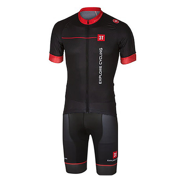 castelli骑行服_蝎子 castelli 3t team 18款男款夏季骑行服短袖套装