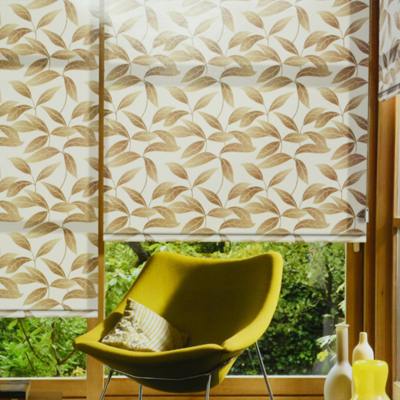 hunterdouglas荷兰亨特防水印花质感卷帘乐思富定制窗帘时尚