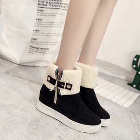保暖内增高鞋女潮鞋子