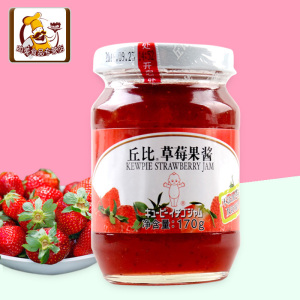 烘焙原料 丘比草莓酱 烘焙蛋糕果酱 早餐三明治抹 涂抹面包 170g