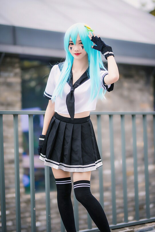 水手服cos 动漫_现货 凹凸世界安莉洁cos服制服水手服动漫cosplay服装