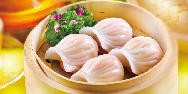 水晶虾饺皇 广式点心 茶点宵夜早茶1.6元一只 10只起拍 送蒸屉纸