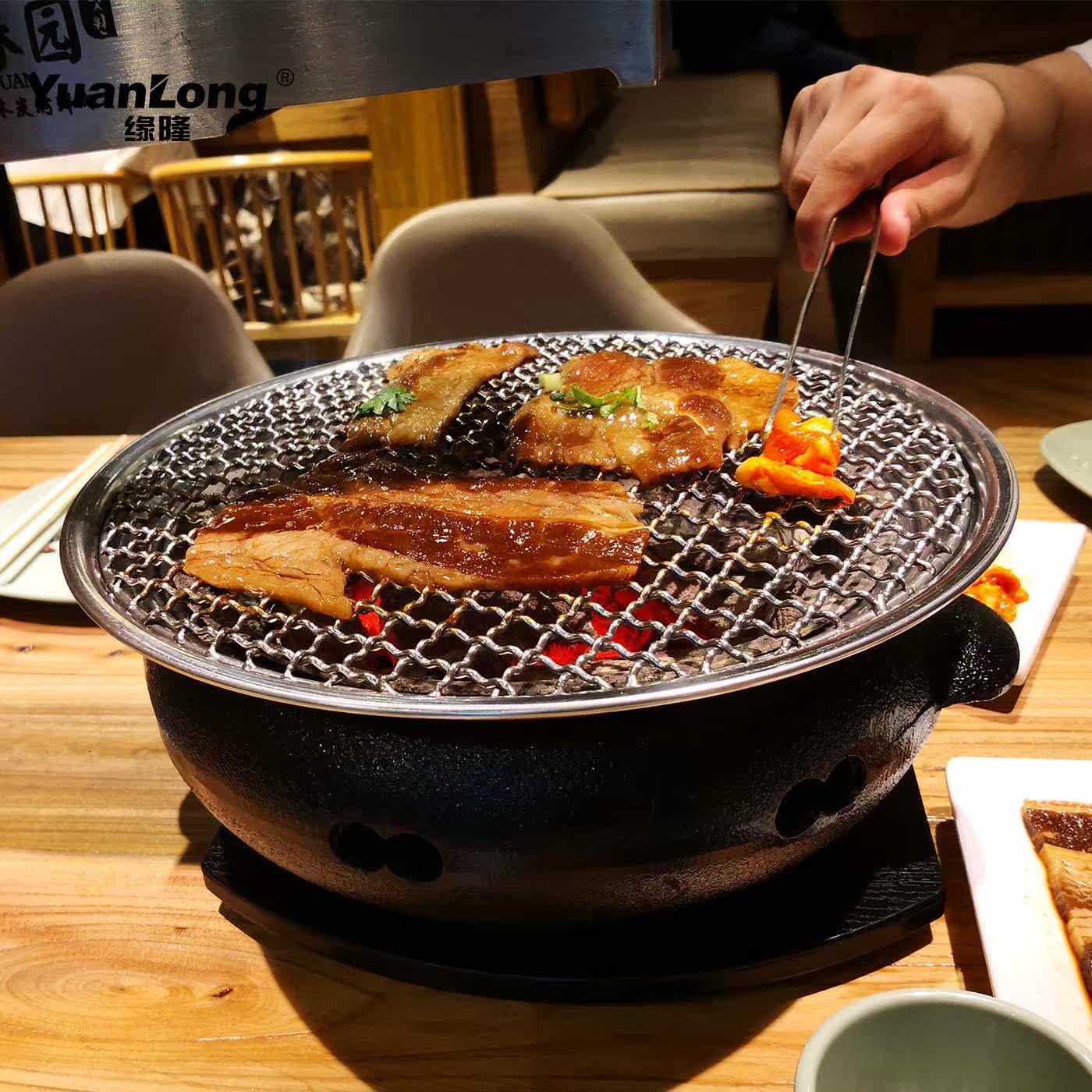 烧烤炉子 碳烤炉 圆形