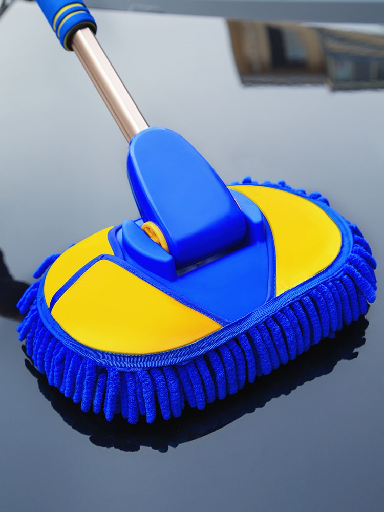 汽车用品洗车刷子长柄伸缩刷车清洁工具套装擦车拖把软毛专.