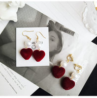 Temperament Love Pearl Earrings 05