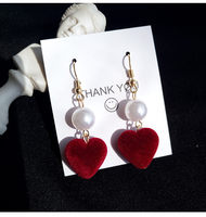 Temperament Love Pearl Earrings 01
