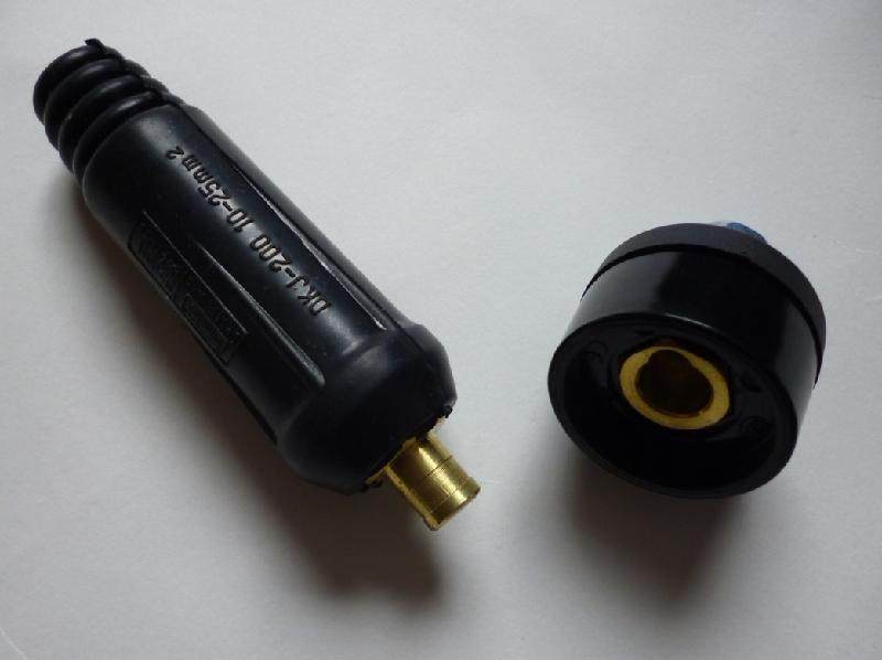 纯铜电焊机快速接头电缆连接器欧式快速插头全铜快速接头_7折现价4.