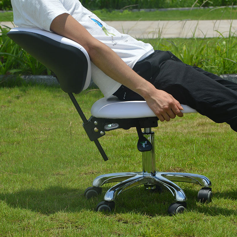 牙科医生座椅美容美甲凳子升降纹身座椅医师美发人体工程学马鞍椅