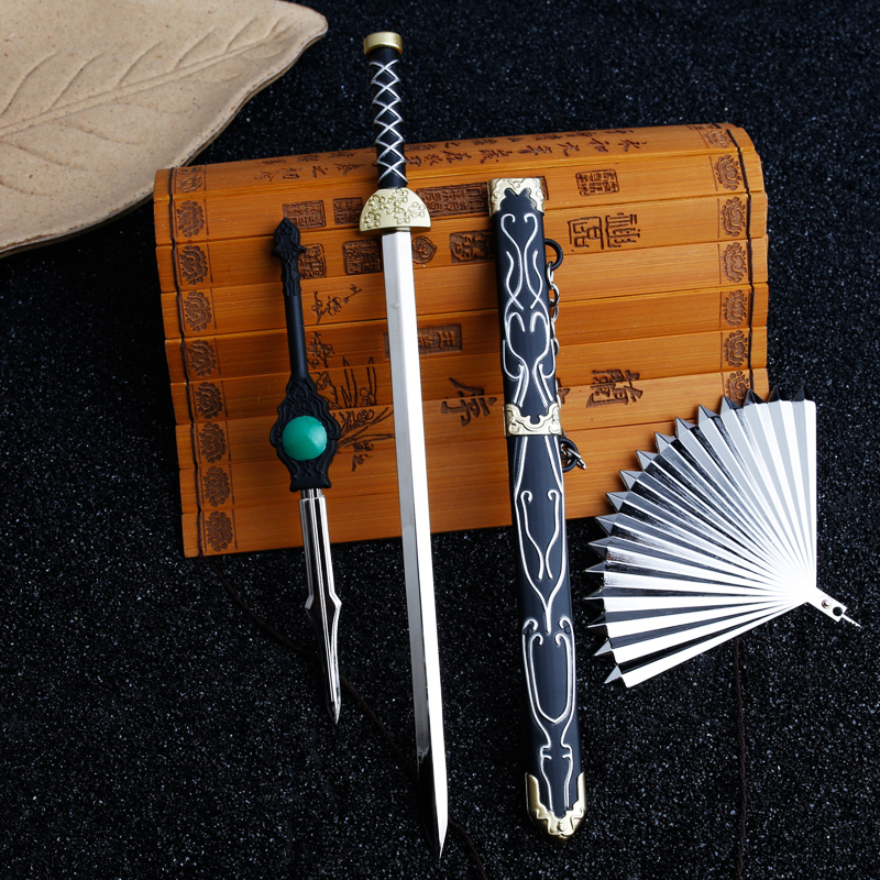 三生三世十里桃花武器模型刀剑夜华轩辕剑白浅玉清昆仑扇素素法器