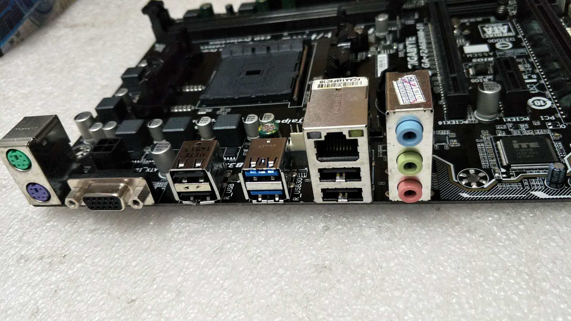 保一年技嘉ga-f2a68hm-s1主板fm2 黑槽接口全集成支持fm2