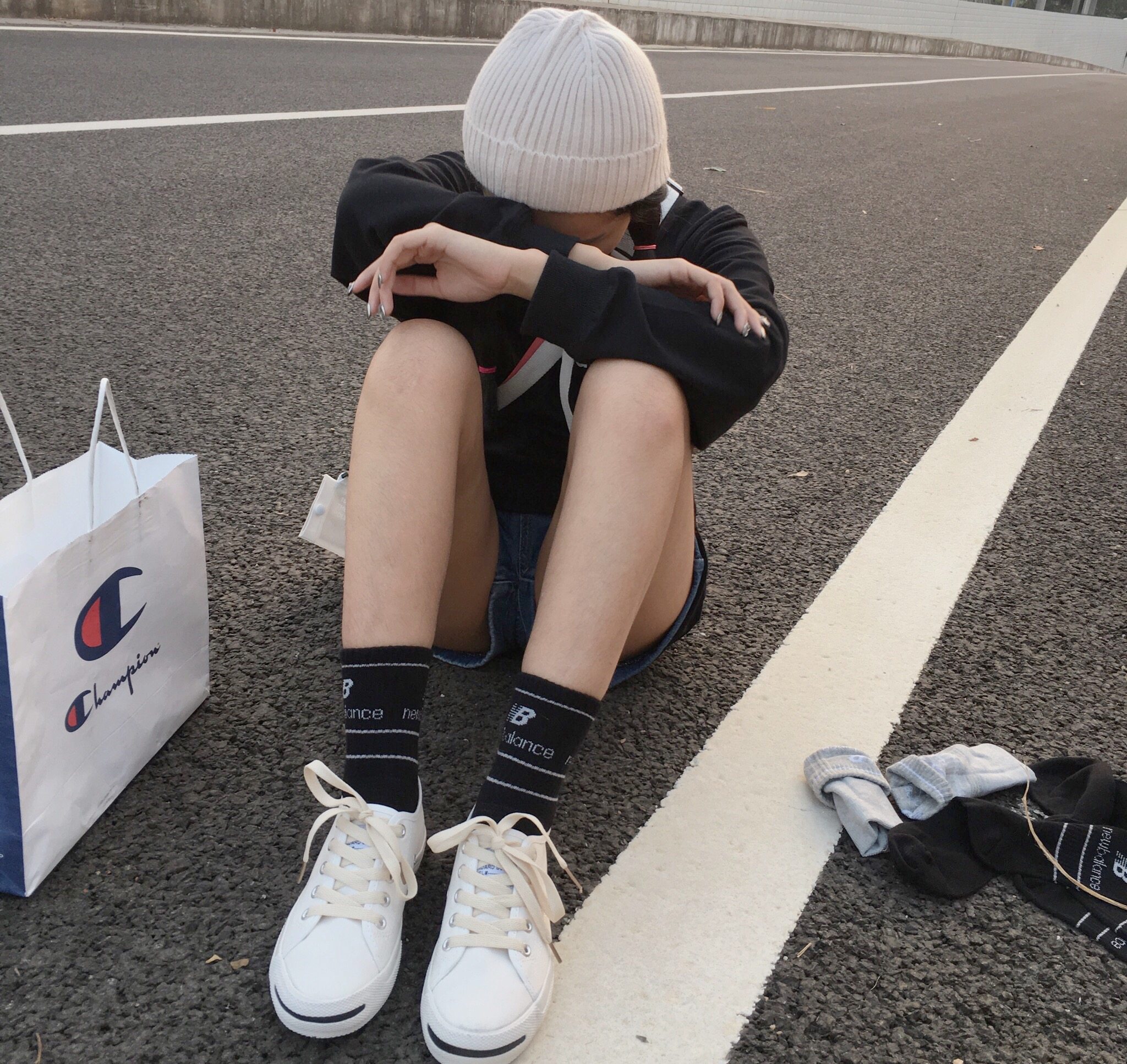 一折鞋子女原宿风冬_koka one帆布鞋女秋冬季新款韩版uzlaang学生原宿