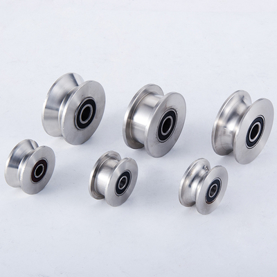 新款轴承轮h型槽u型滑轮起重v型钢丝绳滑轮推拉门 滑轮移门滑