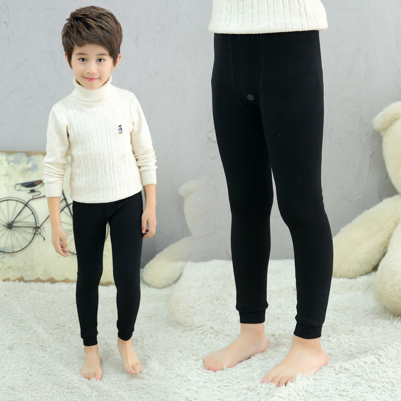 一折男童保暖打底裤_4冬季5男童秋裤6加厚加绒裤子7儿童装8小男孩9