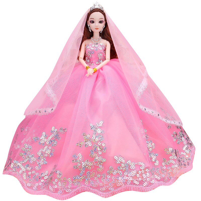 芭比儿童化妆品套装无毒女孩公主彩妆盒套装宝宝小女童过家家玩具