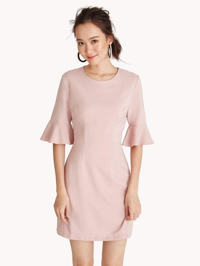 泰国代购连衣裙_pomelo泰国高端潮牌代购新款迷你荷叶边显瘦修身