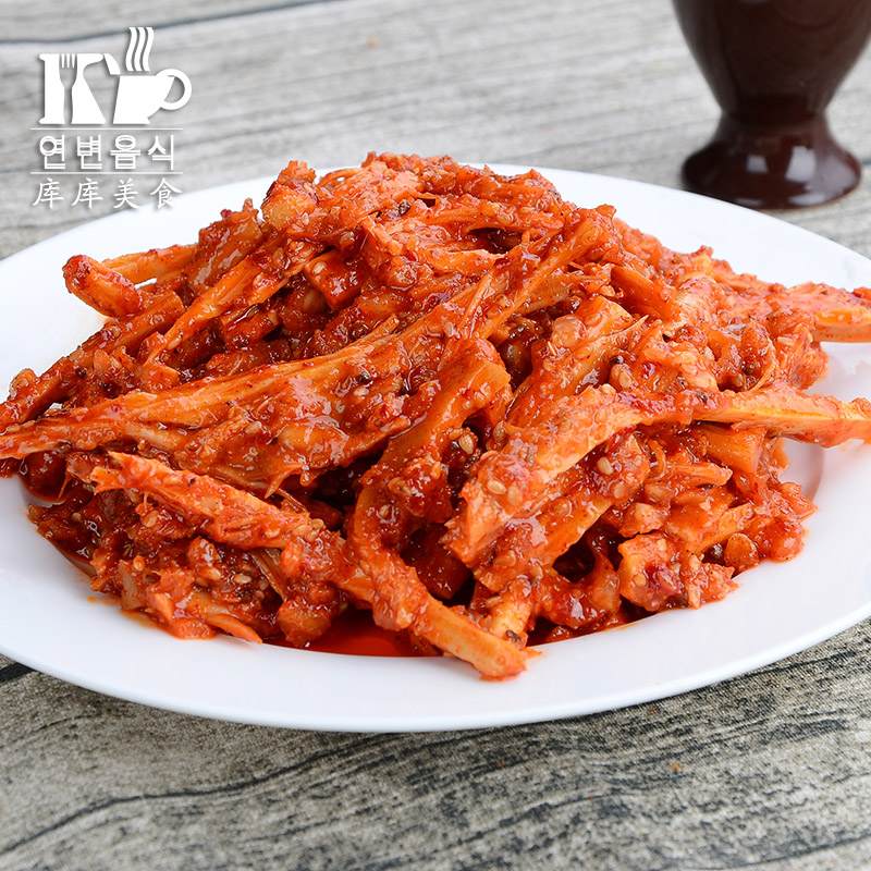 延边特产香辣牛片筋牛板筋朝鲜族风味即食小吃250g【3袋包邮】