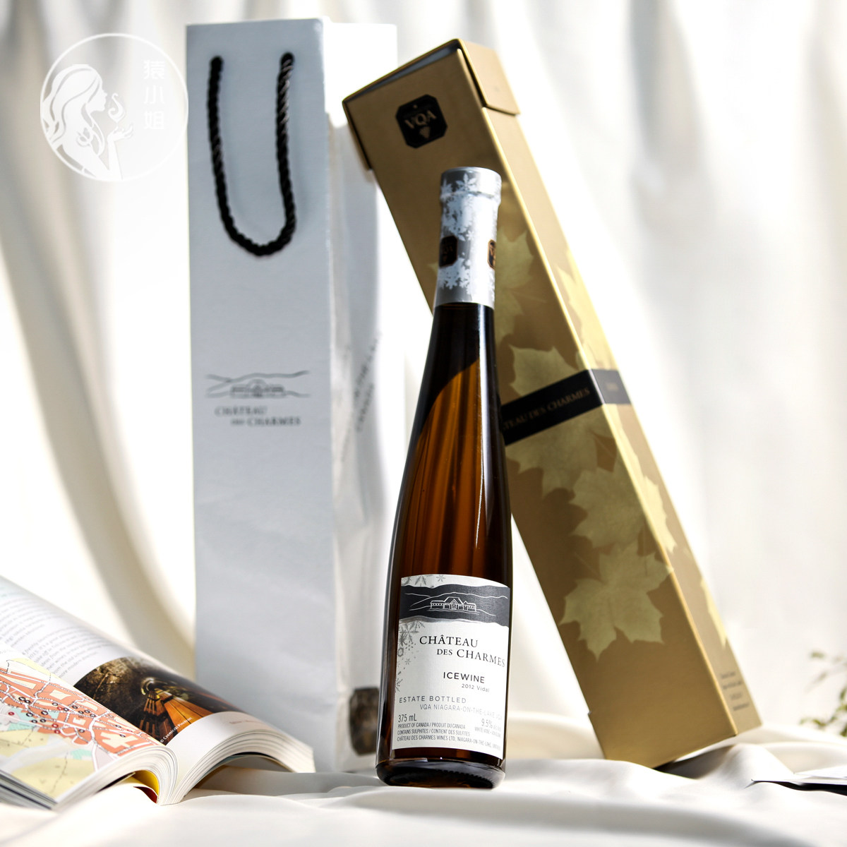 【甜蜜遇见】加拿大冰酒vqa 查慕斯维代尔冰白葡萄酒冰酒375ml