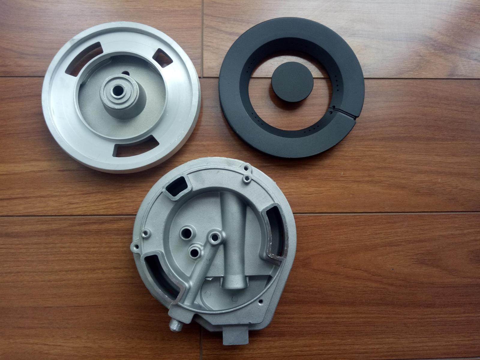 美大电器旗舰店集成灶_普田原装燃气灶灶具配件06q火盖铜芯底座炉头