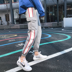 白色运动卫裤配什么鞋子